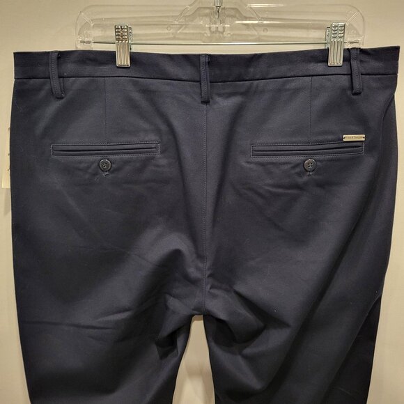 Bruun and Stengade Cotton Spandex Navy Chino Men's Pants Size 36 - Picture 5 of 14